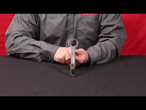 CRUZTOOLS 3811-0042 AW142227 Combo Axle Wrench Wrench - Front/Rear Axle - Closed End - 14 mm x 22 mm x 27 mm