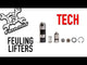 FEULING OIL PUMP CORP. 0928-0108 4051ST Race Series® Short-Travel Hydraulic Lifters - Oversized - Twin Cam
