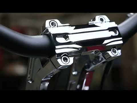 PERFORMANCE MACHINE (PM) 0602-1488 0208-2195M-SMG Phatbar & Riser Kit - Handlebar Assembly - Internal Wiring - Gold Ops