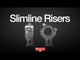 BILTWELL 0602-0568 6401-201-175 1-3/4" Slimline Handlebar Risers Risers - Slimline - 1-3/4" - Black