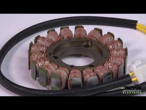 RICK'S MOTORSPORT ELECTRIC 2112-0574 21-323 Stator for Suzuki Stator - Suzuki