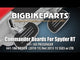 SHOW CHROME 1621-0968 41-185 Commander Passenger Floorboard Passenger Floorboards - Black - Spyder RT