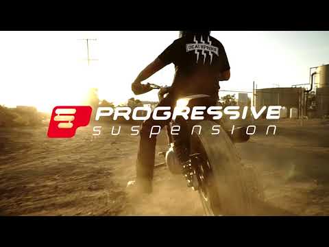 PROGRESSIVE SUSPENSION 1310-0889 412-4078C 412 Series Shocks — Chrome - 13.5" - Heavy Duty - Chrome - FLH