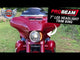Custom Dynamics Accent Trim Ring - PB-7TR-SEQ-3B For Harley Electra Glide 1999-2005