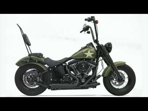 Bassani Xhaust Prostreet 2-Into-2 Exhaust System - 1S24D For Harley Softail 1986-2017