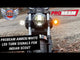 CUSTOM DYNAMICS 2020-1742 PB-IND-FTS-AW-C ProBEAM® Dynamic Ringz™ LED Front Turn Signals ProBEAM® Turn Signals - Chrome