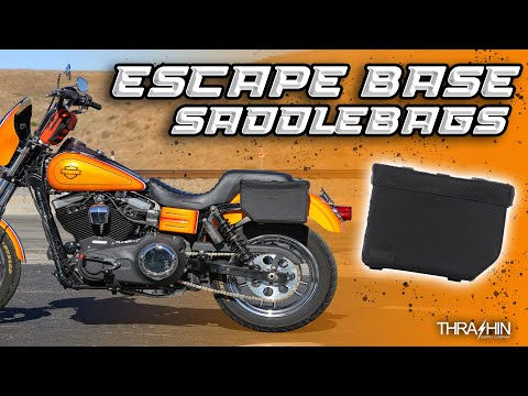 THRASHIN SUPPLY CO. 3501-2170 TSB-0021 Escape Saddlebags - Escape Base Saddlebags - 18 Liter