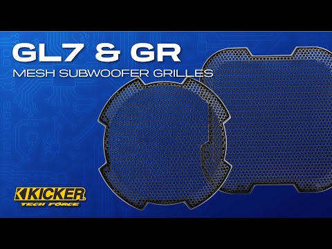 KICKER 4405-0990 51KMXL65G Speaker Grill s - black
