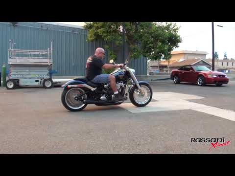 Bassani Xhaust Road Rage 2-Into-1 Exhaust System - 1S62RB For Harley Softail 2018-2020