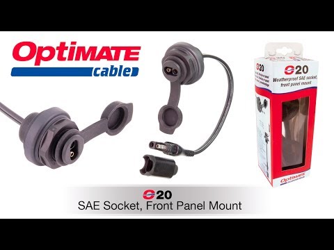 TECMATE 3807-0324 O-20 SAE Panel Mount Socket 12"