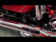Figurati Designs Swing Arm Covers Red Line American Flag Custom Black Reversed - FD75-AFRL-BLK For Harley Motorcycles 1980-2026