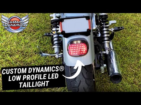 CUSTOM DYNAMICS 2010-1435 CD-TL-TW-R Low Profile LED Taillight - Top Window - Red