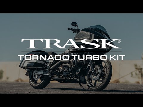 TRASK 0904-0096 TM-7600-BK Tornado Turbo Performance Kit - Black with Black Exhaust