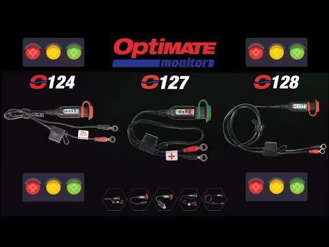 TECMATE 3807-0317 O-124 Optimate™ Permanent Power Lead with Battery/Charge Status Permanent Power Lead with Battery/Charge Status - 20"