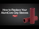 BILTWELL 0630-3188 6608-201-01 Alumicore Grips Grips - Alumicore - TBW - Black