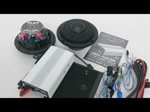 Wild Boar Audio 400 W Amplifier Speaker Kit - WBASG KIT.2R For Harley Touring 2014-2024
