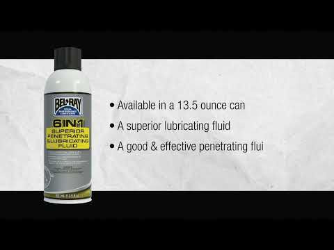 BEL-RAY 3607-0021 99020-A400W 6-in-1 Superior Penetrating & Lubricating Fluid 6-in-1 Lubricating Fluid - 13.5 U.S. fl oz. - Aerosol
