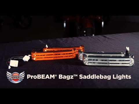 Custom Dynamics Bagz™ Taillight Kit - PB-SB-SS6-CR For Harley Touring 2010-2013