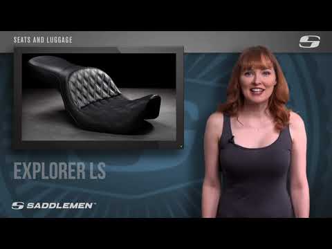 Saddlemen Explorer Lattice Stitch Seat Lattice Stitched - 806-15-029LS For Harley Softail 2006-2017