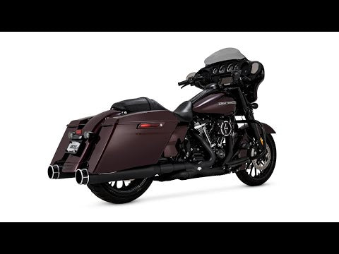 Vance & Hines Torquer 450 Slip-On Mufflers Machine Cut - 46676 For Harley Touring 2017-2026