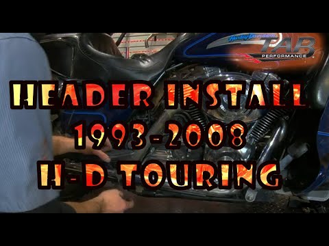 Tab Performance 2-Into-2 Touring Exhaust Headers For Harley Motorcycles 1993-2008