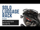 MOTHERWELL 1510-1140 MWL-227-GB. 7" Solo Luggage Rack Solo Luggage Rack - Gloss Black