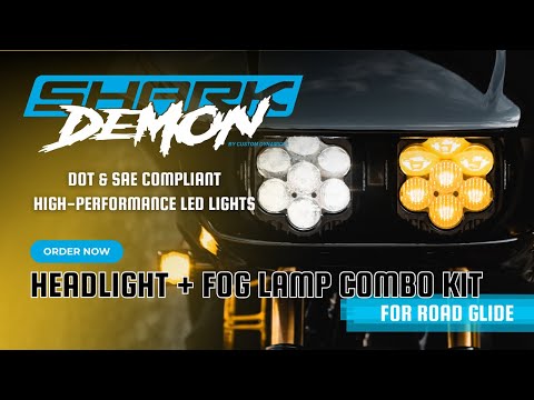 Custom Dynamics Headlight Kit - SD2-RG-YW For Harley Road Glide 2015-2025