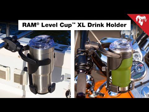 RAM MOUNTS 0636-0115 RAM-B-174A-417U RAM® Level Cup™ XL Cup Holder - XL - Kit