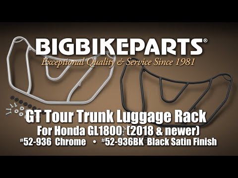 Show Chrome Mounting Rack - 52-936BK Honda Gold 2018-2023