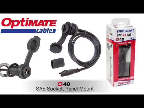 TECMATE 3807-0400 O-40 Weatherproof SAE Thin Panel Mount Socket O-40 long