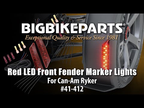 SHOW CHROME 0521-1884 41-412 LED Fender Marker Lights LED Fender Marker Light
