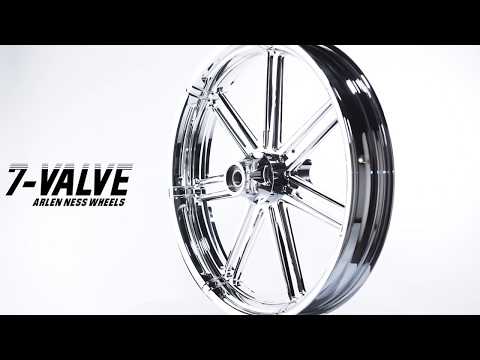 ARLEN NESS 0210-0351 71-533 7-Valve Forged Billet Rim - Front - Chrome - 21x3.5