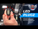 CUSTOM DYNAMICS 2040-2745 CD-PLUG-RC PLUGZ™ Antenna Grommet Lights - Red Lens - Chrome