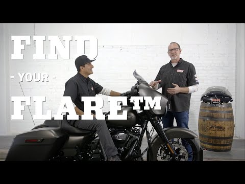 KLOCK WERKS 2310-0572 KW05-01-0389 Flare™ Bagger Windshield - 5" - Dark Smoke