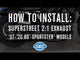 S&s Cycle Superstreet 2-Into-1 Exhaust System - 550-0951 For Harley Sportster 2007-2013