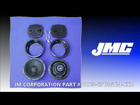 J & M Rokker® Speaker - HR13-6712GTMXXR For Harley Road Glide 1998-2013