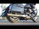 BASSANI XHAUST 1800-1358 FLH-747 Road Rage 2:1 B4 Exhaust System - Chrome - Megaphone