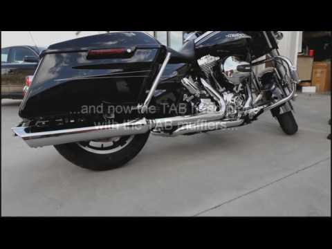 Tab Performance 2-Into-2 Touring Exhaust Headers For Harley Touring 2009-2016