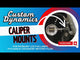 Custom Dynamics Caliper Mounts For ProBEAM® Fog Lights Black - PB-FOG-MOUNT-B For Harley Touring 2000-2026