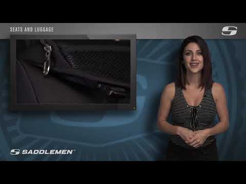 Saddlemen BR4200 Sissy Bar Bag Black - EX000926