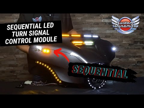 CUSTOM DYNAMICS 2050-0426 CD-LED-SEQ Sequential Turn Signal Control Module Turn Signal Module - Sequential - Universal