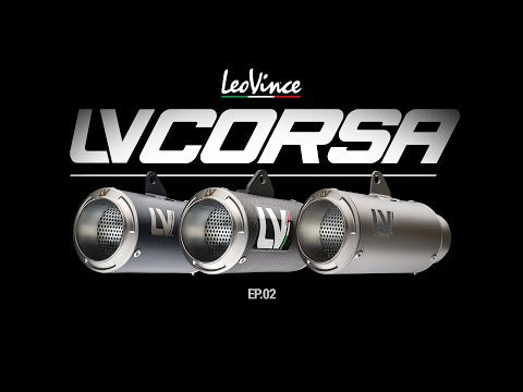 LEOVINCE 1811-4309 15402BU LV Corsa Black Edition Slip-On Muffler LV Corsa Muffler - Black Edition