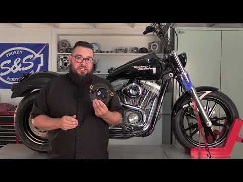 S&S Cycle Super Stock™ Stealth Air Cleaner Kit Black - 170-0301B For Harley Motorcycles 2008-2017