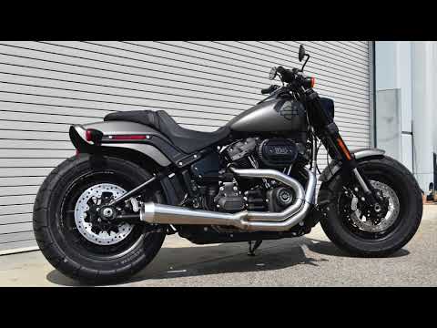 Bassani Xhaust 2-Into-1 Road Rage Exhaust System Chrome - 1S91R For Harley Softail 2018-2024