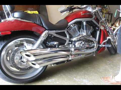 Tab Performance V-ROD Slash Cut Exhaust Pipes (NON-Baffled) Chrome For Harley -Rod / Screamin Eagle Rod 2007-2010