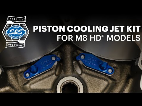 S&S Cycle Dual Spray Piston Cooling Jet Kit M8 - 310-1203 For Harley Motorcycles 2017-2023