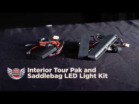 CUSTOM DYNAMICS 2040-2265 CD-TP-LIGHT Interior Tour Pak & Saddlebag LED Light Kit