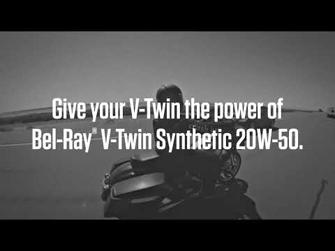 BEL-RAY 3601-0253 96915-BT1 V-Twin Synthetic 4-Stroke Engine Oil V-Twin Synthetic Oil - 10W-50 - 1L