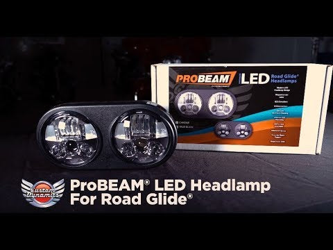 Custom Dynamics ProBEAM® Headlight Assembly - PB-RG13-C For Harley Road Glide 1998-2013