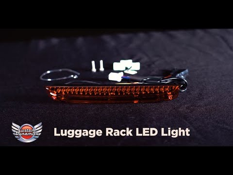CUSTOM DYNAMICS 2040-2305 CD-LR-02-R Dual-Intensity Luggage Rack LED Light Bar - Red
